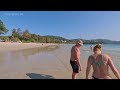 4K KATA BEACH WALK - BEAUTIFUL BEACH IN PHUKET🌴 PHUKET THAILAND 2023 🌴 [sub]