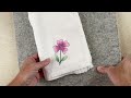 How to use Crayons on Fabric For Stitching Projects | Make a Custom Image #slowstitching