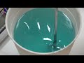 Process of Making Ocean Epoxy Resin Table. Amazing Korean Woodworking Craftsman