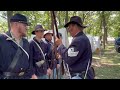 Civil War Reenactment at Mason City Iowa ~ 24th and 32nd Iowa Infantry