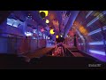 [4K] HyperSpace Mountain Hong Kong Disneyland - Space Mountain roller coaster