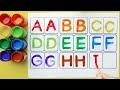 Alphabet, ABC song, ABCD, A to Z, Kids rhymes, collection for writing along dotted lines for toddler