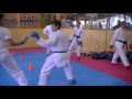 Karate drills for kihon kumite