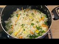Vegetable Fried Rice Restaurant Style | Chinese Fried Rice Recipe