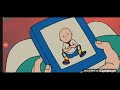 That Caillou book cover on the first episode.