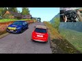 ETS2 Audi RS 3 Sportback | Overcome dangerous cliffs and valleys | Thrustmaster t300 rs gameplay