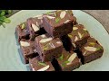 Easy Chocolate Burfi In 10 Minutes | Chocolate Burfi | Easy Soft Burfi Recipe Without Sugar Syrup