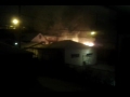 Garage burns down