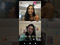 Azie Tesfai + Nicole Maine's (Supergirl live stream)