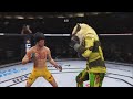 Bruce Lee vs. Sabletooth - EA Sports UFC 4 - Epic Fight 🔥🐲