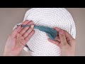 DIY Circle Rope Bag | Circle Bag Tutorial No Sew | Rope Craft Ideas