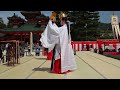 Kagura Dance at Heian Jingu in Kyoto