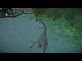 Velociraptores cazando brachiosaurus