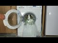 Experiment - Extremely Overfilled with Water and Door Opening - Washing Machine