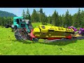 Double Flatbed Trailer Truck vs Speedbumps Train vs Cars Beamng.Drive #6