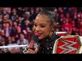 Rhea Ripley confronts Bianca Belair - WWE Raw 4/3/2023