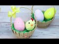 How to EASILY and QUICKLY make a Paper Cup Basket 🌺 Easter Ideas