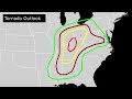 Tornado Outbreak Possible Today - Forecast Update