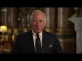 King Charles III makes first address to the UK as sovereign  – BBC News
