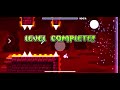 Geometry Dash - Finger Dash level completion + 3 coins