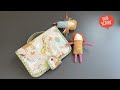portable Doll House Bag with handle | Toy Bag | Doll sleeping bag | How to sew