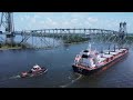 Burlington Bristol Bridge by drone