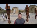 Rocky steps recreating top movie scene Sylvester Stallone | Jarek in Philadelphia Pennsylvania USA