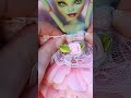 Old doll to flowerfairy in 1 minute #dollcustomizing #doll #diy #fairy #monsterhigh
