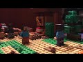 Mob attack part 1 (LEGO Minecraft stop motion animation)