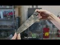 Making a Firestorm Damascus Chef's Knife