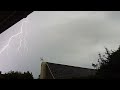 Dangerous Insane Close Overhead Thunder & Lightning Storm Strikes In My Garden South England