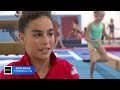 Local gymnast is competing for a spot at the highest level, at just 15
