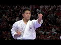 Ryo Kiyuna vs Farid Haghighi. Bronze Male Individual Kata. WKF World Karate Championships 2012