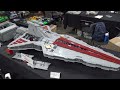 Giant LEGO Venator Class Star Destroyer with Full Interior!