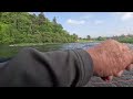 Salmon fishing at Upper Floors on the river Tweed 17th May 2024