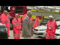 Prince Charles Visits Scene of Train Derailment at Stonehaven in Aberdeenshire