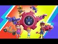 Turbozaurs - BUILDING A THEATRE | 2 HOURS COMPILATION | WildBrain Max | Cartoons For Kids