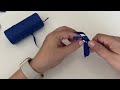 Yaz Mavisi Çanta Yapımı / Summer Blue Bag Tutorial / Kayıt Rafya İp / Paper Raffia Yarn