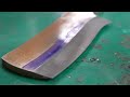 Korea's best quality!! The process of making Damascus knives. |  blacksmith