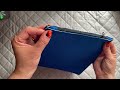 How To Sew A Long Wallet With Zipper Pocket & Card Slots/ Easy Wallet Sewing Tutorial For Beginners
