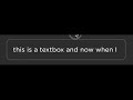 Roblox Textbox Scrolling | one-line scrolling demonstration #robloxdev