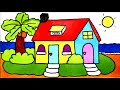 Kids Painting House | Draw and Color My Room, Tree, Window