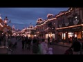 Central Plaza and Main Street, U.S.A. (twilight atmosphere) at Disneyland Paris