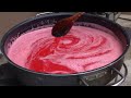 Incredible Watermelon Juice and Ice Cream Technique:  Cooking Chicken Inside Watermelon