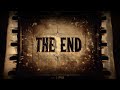 THE END 8mm Old Film Vintage Animation | With Sound 4K HD Western Movie FREE