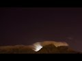 Timelapse: Moon setting behind Table Mountain