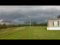 Sever strom with shelf cloud