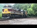 Ns V34 with a Intermodal with Ns 4001 “Leading” 2/15/24