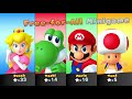 Mario Party 10 Mario Party #67 Peach vs Yoshi vs Mario vs Toad Whimsical Waters Master Difficulty