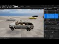 City Cars UE5 to UE4 Conversion Full Process Part 5 - Assemble the parts into a Static Mesh model